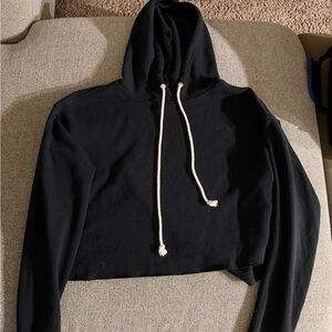 Wild Fable Black Cropped Hoodie